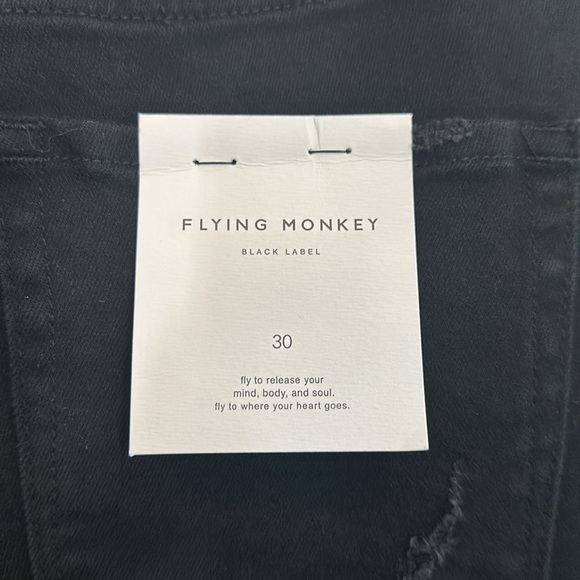 NWT JET BLACK HIGH RISE CROP STRAIGHT - Picture 6 of 8